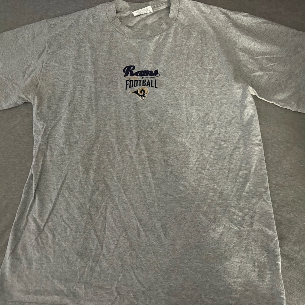 NFL Gray Rams Football Short-Sleeve Tee